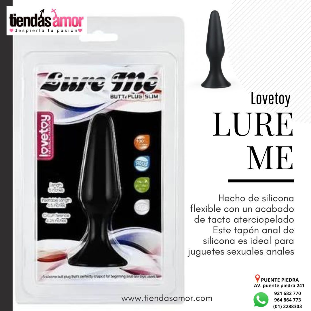 LURE ME Silicone Anal Plug S